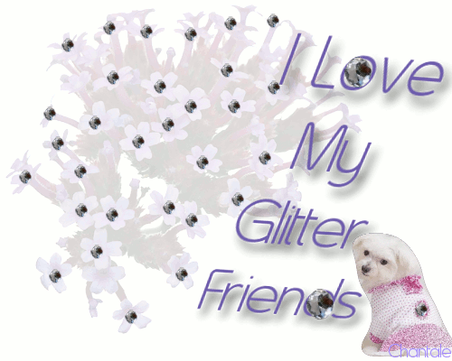 i love my glitter friends