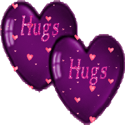 Purple Hearts Hugs - Hugs