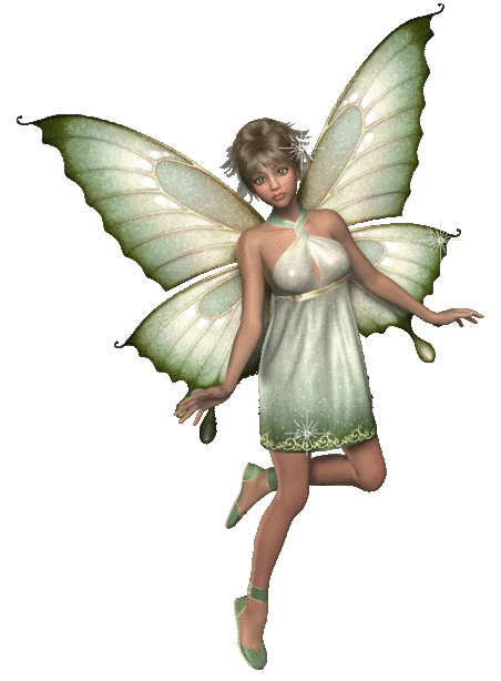 Sparkly green fairy