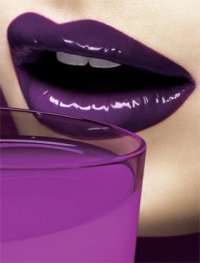 purple lips