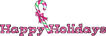 Happy Holidays - Candy Cane