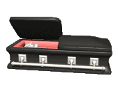 vampire in coffin