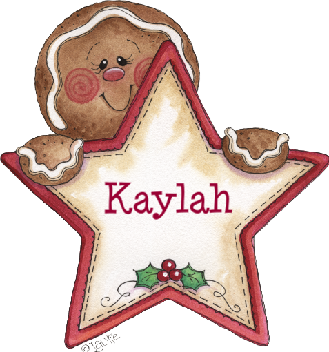 Gingerbread Star Signature - Kaylah