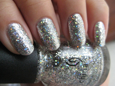 silver glitter