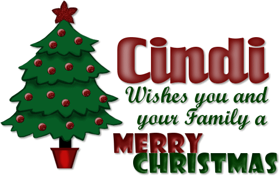 Cindi,Merry Christmas