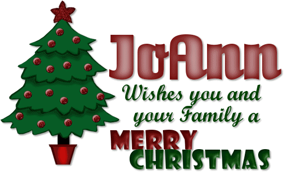 JoAnn,Merry Christmas