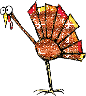 gobbles the turkey