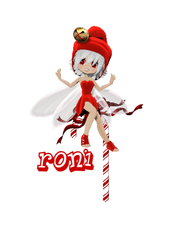 Christmas Jingle Girl Ornament ~ Roni