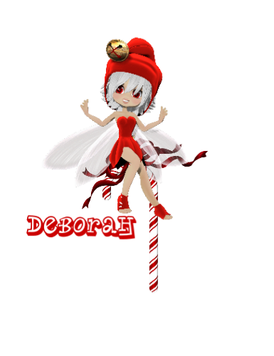 Christmas Jingle Girl Ornament ~ Deborah