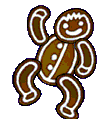 jumping gingerbread man