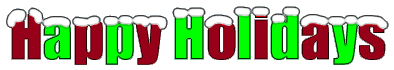 Happy holidays