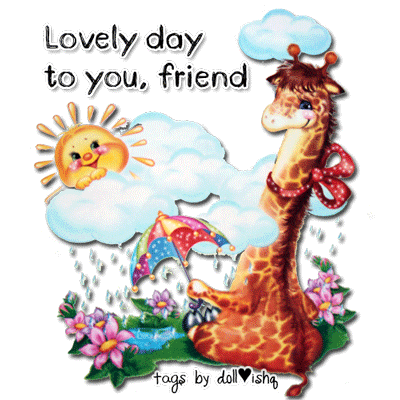 Lovely day to you, friend