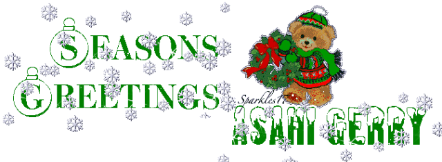 Seasons Greetings - Asahi Gerry