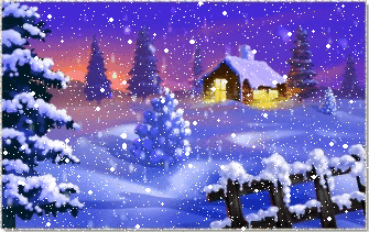 Christmas landscape