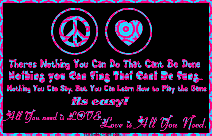 Groovy Love is All You Need Animated Lyrics