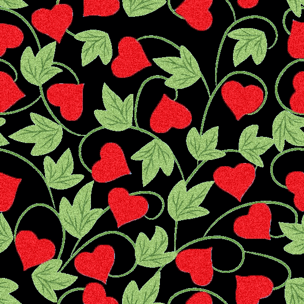 love red heart black background