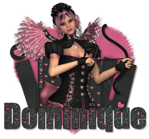 Valentine's Pink Cupid Girl