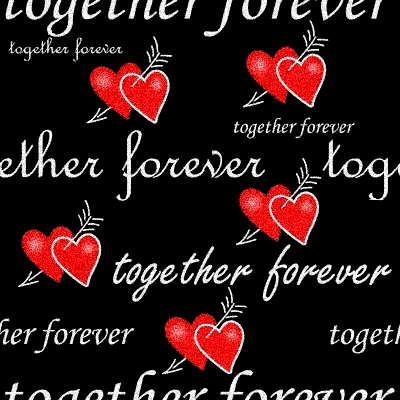 together forever red heart love background