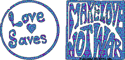 groovy peace and love