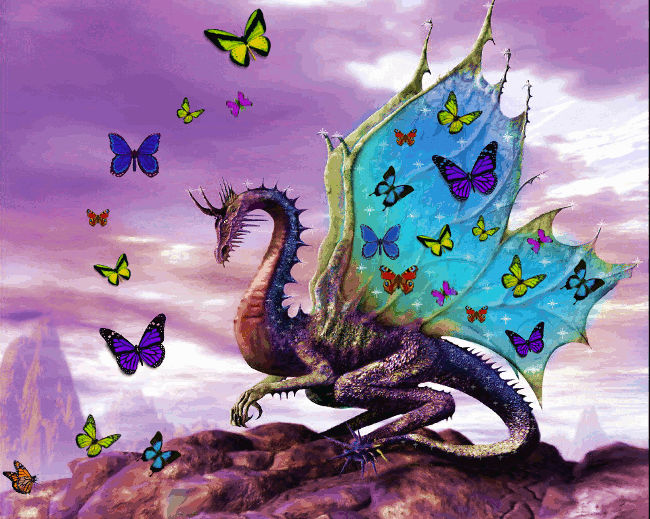 SHIMMERY BUTTERFLY DRAGON