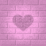 pink glitter heart love background