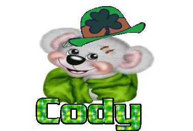 Creddy Bear With The Name Cody