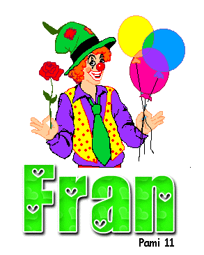 Happy Birthday - Fran - fg - august - bir