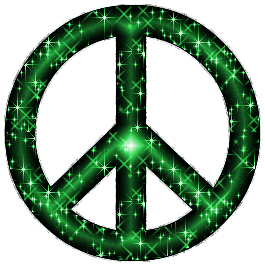 green peace sign