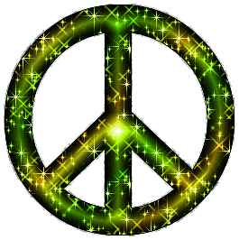 lemon-lime peace sign