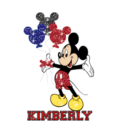 Mickey With The Name Kimberly
