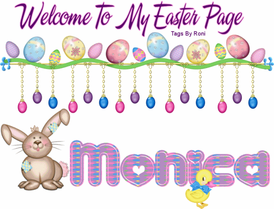 Monica - Welcome To My Easter Page