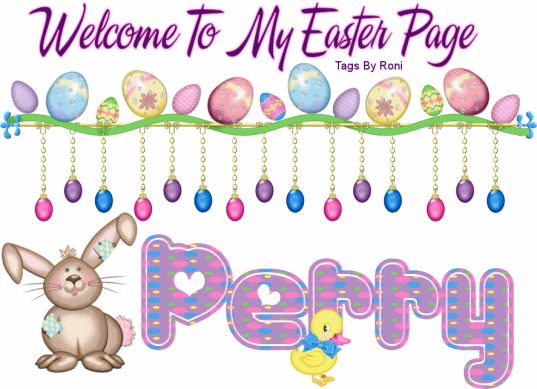 Perry - Welcome To My Easter Page