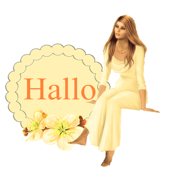 Woman sitting on Label