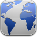 Blue Grey Worldmap