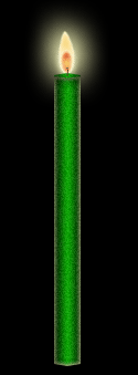 Green candle