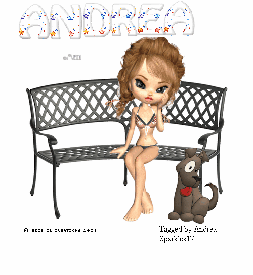Cute patriotic girl - Andrea