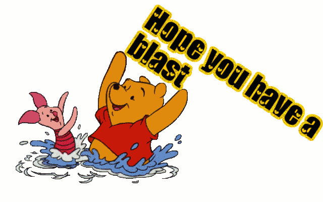 winnie the pooh hope you have a blast
