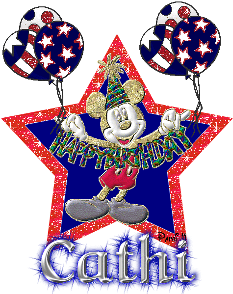 Happy Birthday - Cathi - july - bir