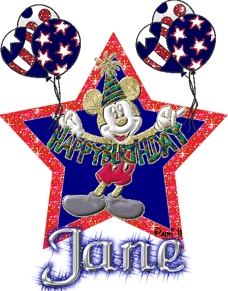 Happy Birthday - Jane - july - bir