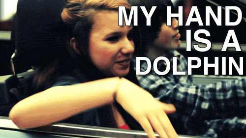 MY HAND IS A DOLPHIN!