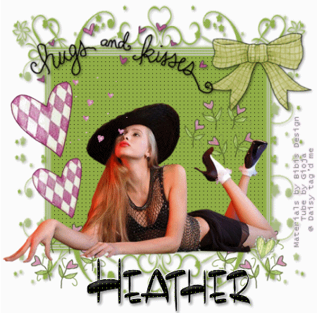 Hug & kisses Heather