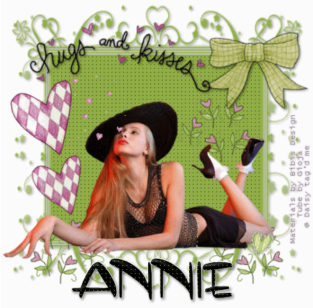 Hug & kisses Annie