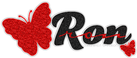 ron with red butterflies