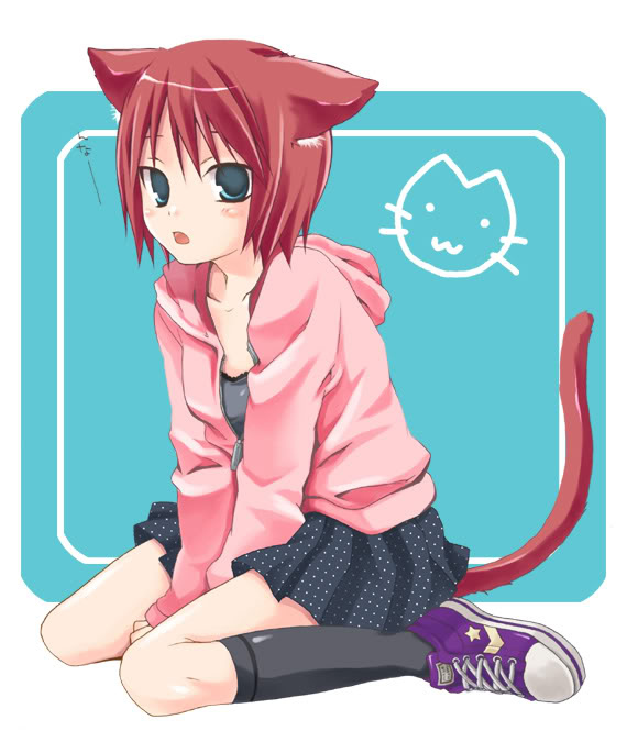 red neko girl