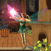 fairy and magic wand