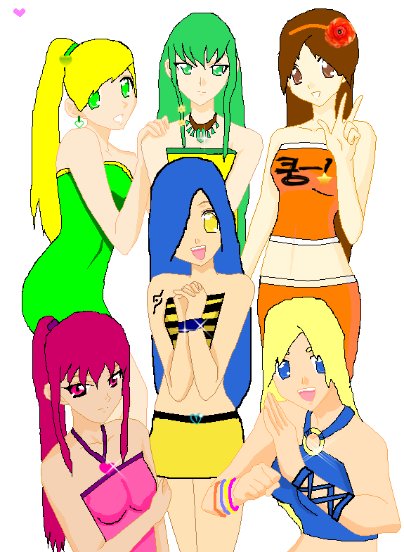 6 girl happy