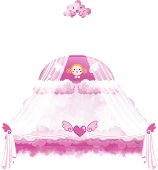 Cute bed