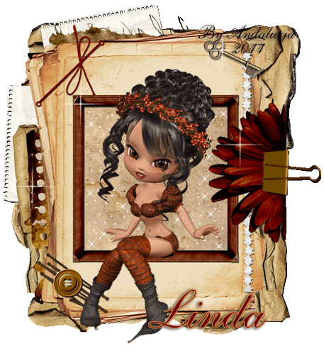 Girl in frame-Linda