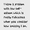 low self esteem issues