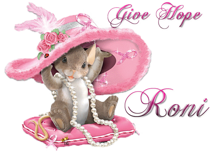 Roni cancer give hope cute